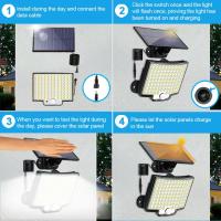 Lámpara Solar Exterior LED Impermeable Con Sensor De Movimiento Luz De Exterior Para Navidad Incluye Bombilla Y Luz Dimmable - details 0