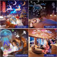 Proyector De Luz Nocturna Estelar 21 En 1 Con Bluetooth Y Timer Recargable Decoración De Pared Para Dormitorio Regalo De Cumpleaños Para Niños - details 6