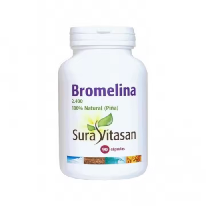 Bromelina 2.400 500 mg 30 Cápsulas Sura Vitasan - 1