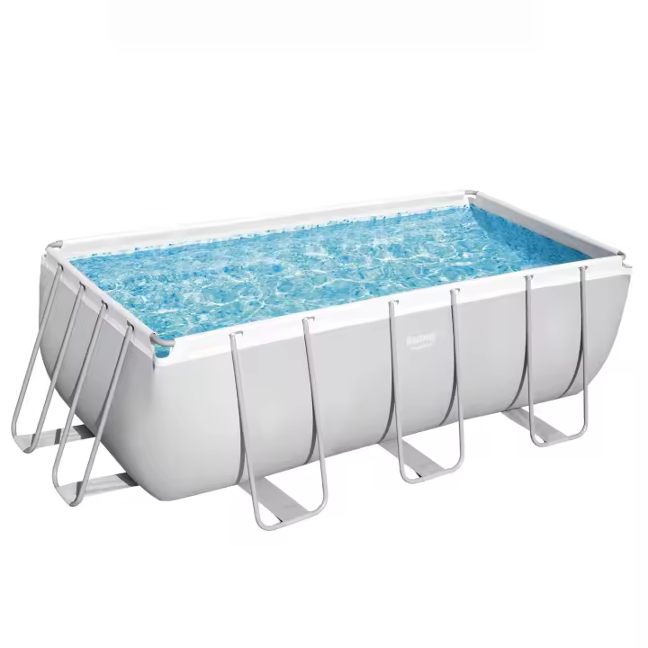 Piscina Rectangular Con Depuradora 412x201x122 cm. - 1