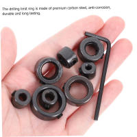 Juego De Anillos De Profundidad Para Broca Ajustable Con Llave Allen Herramienta De Carpintería Juego De 9 Piezas - details 2