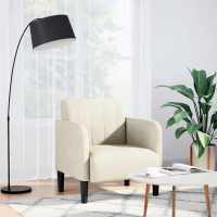 vidaXL Sillón con reposabrazos Terciopelo 54 cm en color Gris claro/Amarillo/Negro y más - details 6