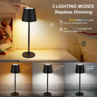 Lámpara De Noche Recargable RGB LED Para Mesa Lámpara De Botella De Vino Ambiente Para Hogar Clubs Bar Hotel Decoración - details 4