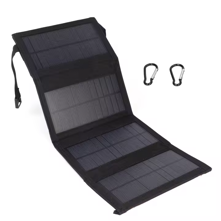 Panel solar USB plegable de 20W Polícrystalino para Cargador portátil Exterior - 1