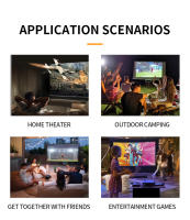 Proyector Mini YG300Pro Home HD with USB y DC y HIGH y SD Memory, cine en casa, mejor experiencia de Película, TV y juego para acampado al Aire Libre - details 11