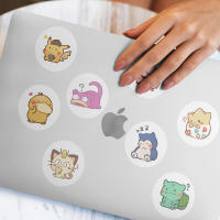 500pcs/Roll Pegatinas De Anime Pokemon Pikachu Cartoon Decoración Para Portátil PVC Impermeable Regalo De Juguetes Para Niños - details 4