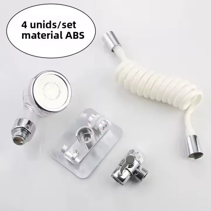 Divertor De Grifo Portátil 1pc Para Baño Y Cocina Adaptador De Ducha Ajustable Set De Divertor De Grifo - 1