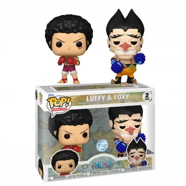 Funko pop Luffy & Foxy 2 pack One Piece - 1