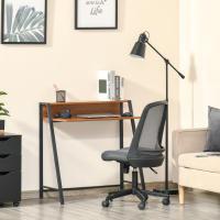 HOMCOM Escritorio Mesa de Ordenador 84x45x85 cm con Encimera de Madera y Patas de Metal Estilo Moderno para Oficina Estudio Dormitorio Carga 20 kg - details 1