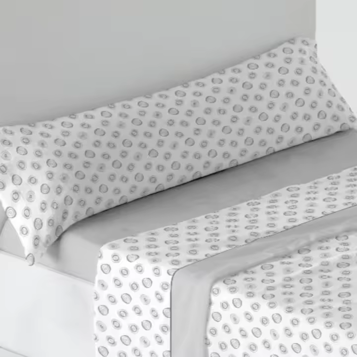 UNIFABRICS Sabanas Invierno térmicas de Coralina Estampadas, Doble Cara Térmica Mod.CERCHIO Gris para Cama 90,105,135,150 y 180 .Gramaje 180 gr/m extra suave - 1