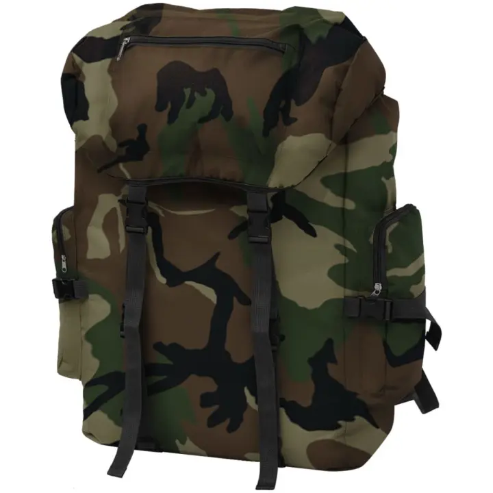 vidaXL Mochila militar 65 L Camuflaje - 1