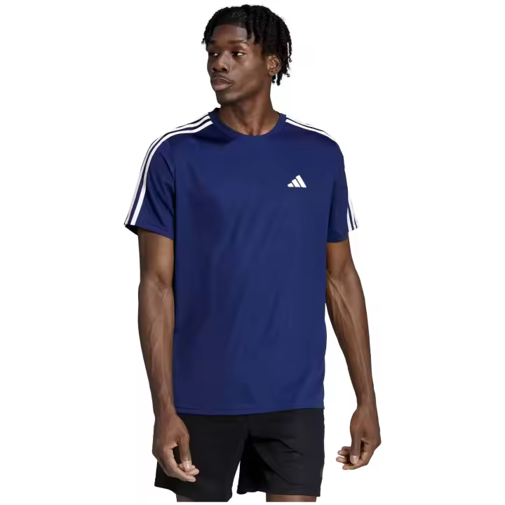 Camiseta de Manga Corta Adidas Tr-Es Base 3S para hombre en color azul - 1