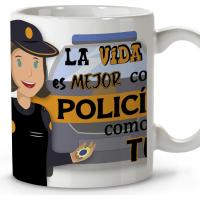 Taza Policía Local y Nacional – Tazas Originales y Personalizadas para Regalar – Regalo Único para Policías – Taza de Cerámica 330 ml – Detalle Perfecto para Profesionales de la Policía - details 0