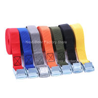3pcs Cinturones De Carga De 1 Metro Con Hebilla Metálica De Libera Rápida Para Rack De Techo De Coche Motocicleta Bicicleta Cinta De Atado De Remolque En Colores Negro Rojo Verde Azul Naranja - details 2