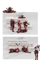 Figura De Acción Deadpool 8cm Decoración De Escritorio Divertida Y Bonita Para Coche O Oficina Juguete De Modelo X-MAN Unisex - details 3