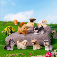Figura De Resina Miniatura Para Jardín De Bonsái Decoración Pequeña Perro Muy Pequeño Para Microlandscape Y Jardines De Fadas - details 3