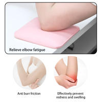 Almohadilla De Descanso Para Músculos De Los Brazos De Cuero Genuino Microfibra No Eslipiente Para Profesionales De La Manicura Y Peluquería Tamaño Approx 20x20cm - details 1