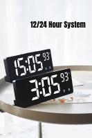 Reloj De Mesa Con Control De Voz Temperatura Dual Modo Nocturno 12/24H LED Reloj De Alarma Digital Para Despertar - details 3