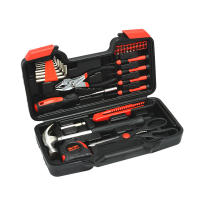 Kit de herramientas domésticas de 39 piezas, pequeño juego de herramientas básicas para el hogar con caja de herramientas de plástico, ideal para estudiantes universitarios, uso doméstico y má - details 12