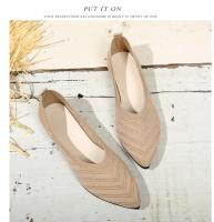 Zapatillas Planas De Puntera Punzante Para Mujer En Color Sólido Zapatos Slip on Transpirables Y Casuales Ballet Loafers - details 9