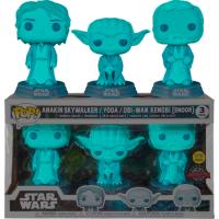 Funko Pack 3 Obi-Wan Yoda Anakin Skywalker ghots spirit espíritus Retorno Jedi Return Jedi exclusivo  Star Wars Funko Pop - details 2