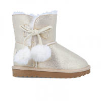 Garvalín botas australianas para niña forradas de pelito color beige dorado mod. 241551-B103 - details 2
