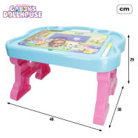 Lisciani Gabby's Dollhouse - Escritorio infantil, incluye 10 juegos educativos, pizarra con rotulador y esponja para dibujar y borrar, mesa para pintar, mesas infantiles, para niños a partir de 3 años, tiene instrucciones - details 6