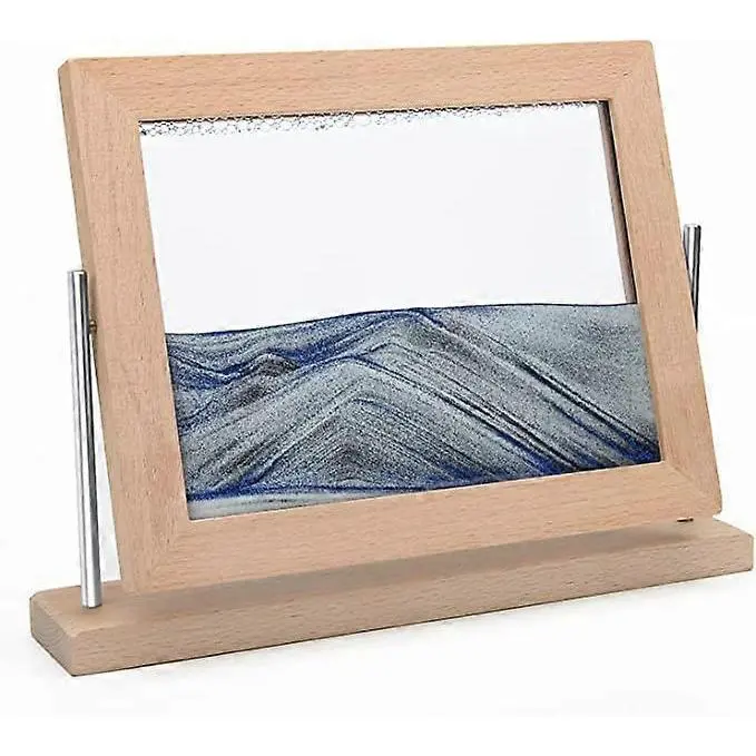 Imagen de Arte de Arena en Movimiento, Imagen de Arena Dinamica, Arte de Arena móvil de escritorio para decoración del hogar y oficina - 1