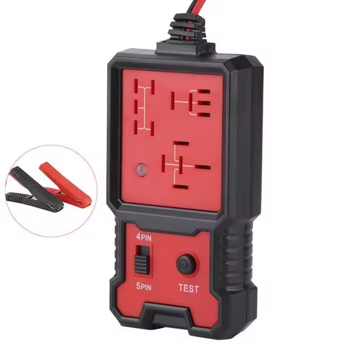 Comprobador de relés - 12 V - Portátil - Pantalla LED - 4/5 Pines - 1