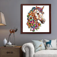 Rompecabezas De Madera Con Forma De Caballos Coloridos Juego De Puzzle Dificil Regalos Para Cumpleaños Para Niños Y Adultos - details 1