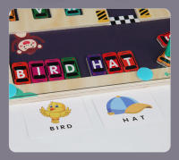 Juguetes Educativos Montessori Para Niños Letras Inglesas Magnéticas Laberinto De Colores Juego De Aparcamiento De Coches Juguetes De Madera De Aprendizaje - details 5