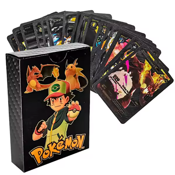 55 Ultra Rare Card Packs, Exciting combinations of rare cards, Foil cards (black) black - 1