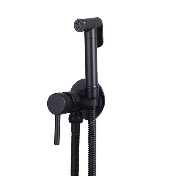 Top-grifo de bidé portátil, rociador de latón para inodoro, ducha higiénica, agua fría y caliente - 1