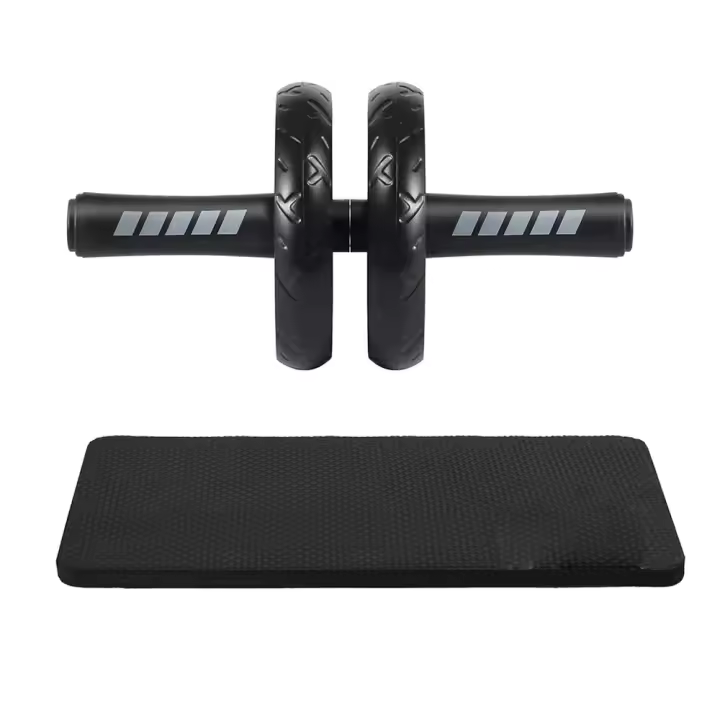 Rodillo De Abdominales AB Con Almohadilla Para Rodilla Y Bandas De Resistencia Equipo De Ejercicio Para Abdominales - 1