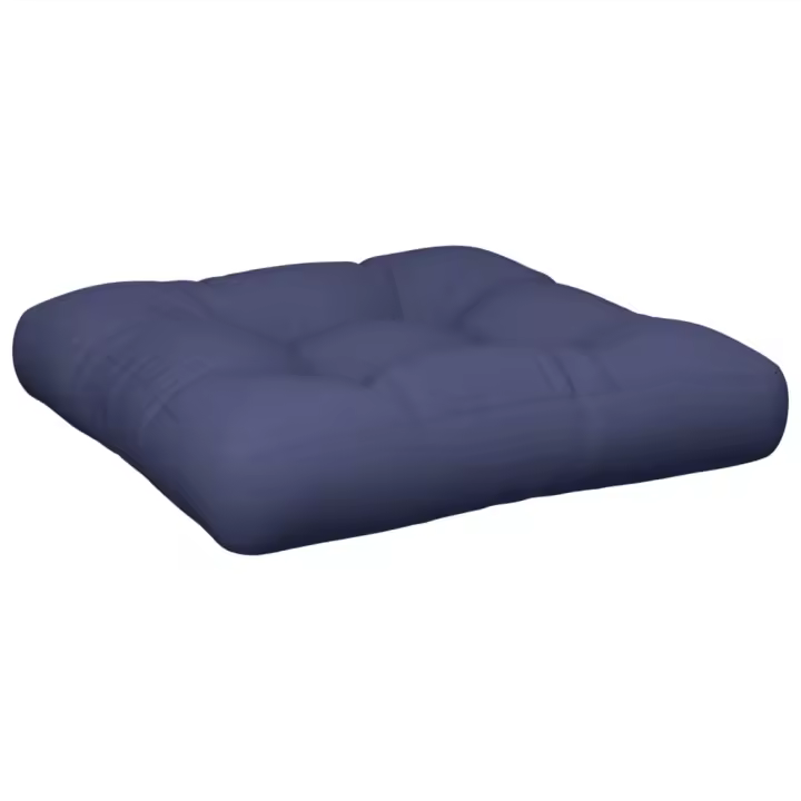 vidaXL Cojín para sofá de palets de tela 50x50x12 cm Color Blanco y verde,  Rosa,  Azul marino y mas Cojín Decorativo de Asiento Cojines de muebles de salon - 1