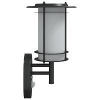 vidaXL Aplique de exterior con sensor acero inoxidable negro - details 4