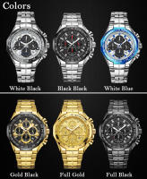 Reloj De Pulsera Deportivo De Lujo Para Hombre WWOOR 2024 Marca Top En Negro Acero Inoxidable Cronógrafo Cuarzo Reloj Masculino Con Luz Luminosa Resistente Al Agua Y Shock - details 7