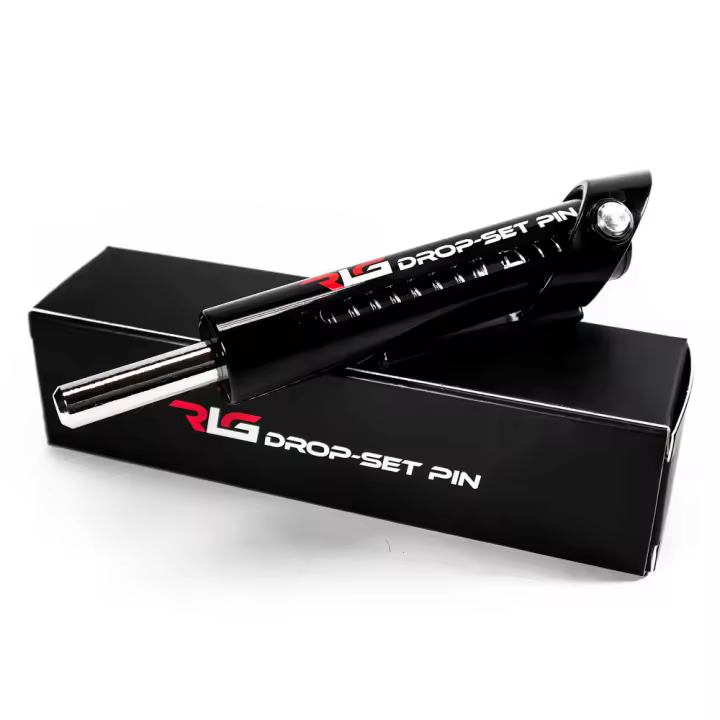 RL Grips® Drop Set Pins para Gym - Pines de Gimnasio para Entrenamiento con Series Descendentes de Liberación Automática - Pasadores Automáticos para Máquinas y Poleas - 1