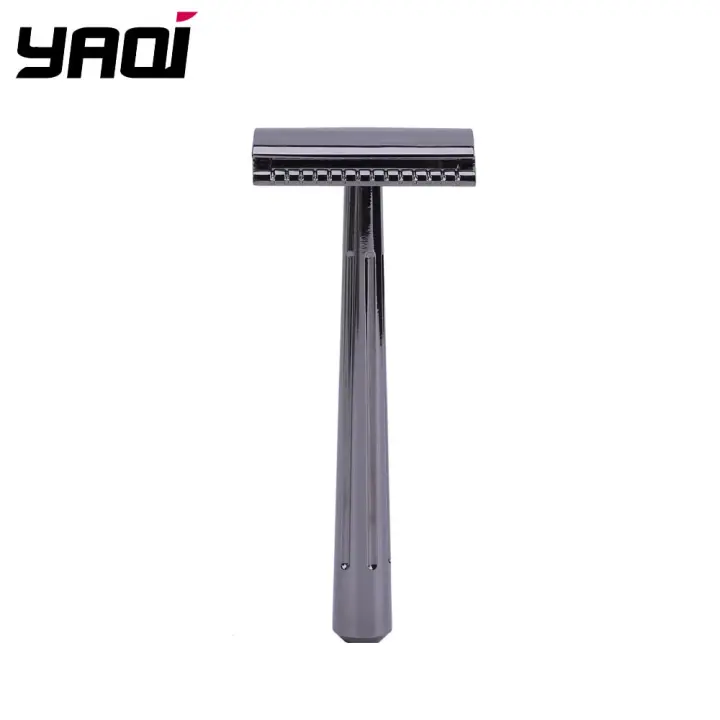 Afeitadora De Seguridad Con Solapa Sola YAQI SE Katana/Globe Trotter Para Hombres Acero Inoxidable Uso Masculino - 1