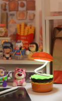 Lámpara De Lectura LED Hamburguería Con Punzador Luz Nocturna Para Decoración De Dormitorio Regalo Incluye Batería Recargable - details 5