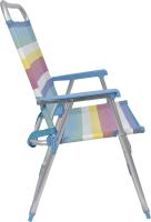 Arcoiris Sillas de Playa 5 Posiciones textileno, Silla de Playa Portátil, Plegable, Aluminio, Reclinable, para Llevar como Mochila, Silla de Exterior (2 Unidad, Rayas Multicolor) - details 6