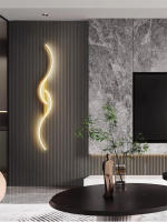 Lámpara De Pared LED Moderna Para Dormitorio Y Sala De Estar Luz De Noche Dorada Con Fuente De Luz LED Decoración Para Hogar Y Sofa - details 20