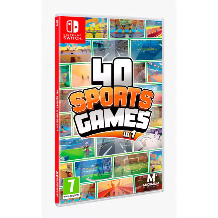 40 SPORTS GAMES IN 1 SWITCH - Nuevo a estrenar - PAL España - Meridiem Games - PREVENTA - Lanzamiento 28/08/2025 - 1