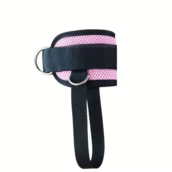 Accesorios De Entrenamiento De Fuerza Para Piernas One Piece Deporte Fitness Estiramiento De Tobillo Con Hebilla Doble Anillo Para Hombres Y Mujeres - 1