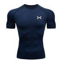 Camiseta De Deporte Para Hombres Secado Rápido Comprimido Muscular Para Gimnasio Y Running Talla S-3XL Ropa De Fitness Casual - details 3