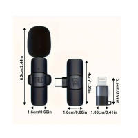 Micrófono  inalámbrico K9, Plug&Play, Compatible iPhone y Tipo-C, 20m, con reducción de ruido - details 4
