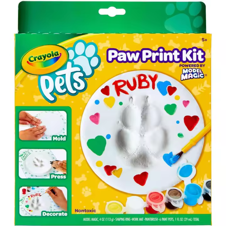 Pets - Kit Esfera Crea y Decora Huella Mascota - CRAYOLA 57-0202 - 1