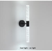 Lámpara De Pared LED Moderna Con Cristal Para Dormitorio Y Sala De Estar Iluminación Interior De Pasillo Y Aisles Estilo Nórdico Instalación En Pared Incluye Bombilla - details 13