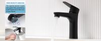 Grifo de Baño Mezclador Giratorio de Acero Inoxidable - Cerámica de Alta Calidad - details 2