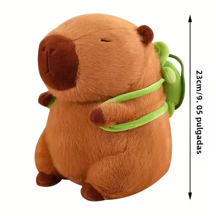 Muñeco De Peluche Capybara De 23cm Simulación De Anime Peluche Suave Juguete Para Niños Y Adultos Regalo De Navidad Y Acción - 1